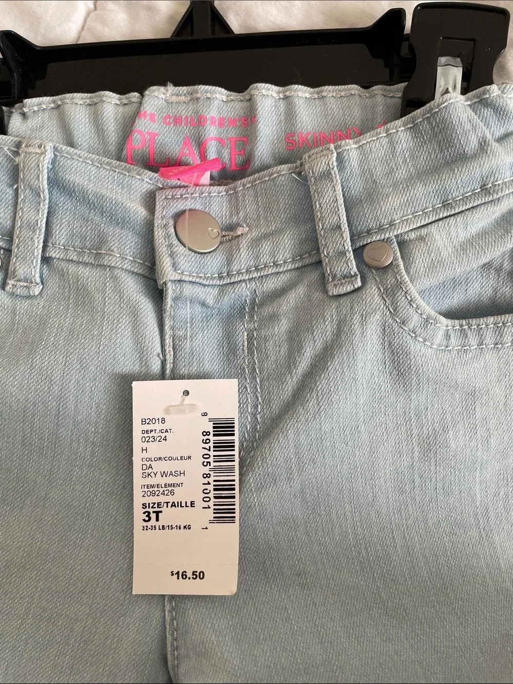Toddler Girl’s Jeans, 3T
